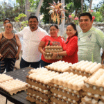 PRI Campeche fortalece apoyo a la economía familiar con entrega de alimentos a bajo costo en Seybaplaya